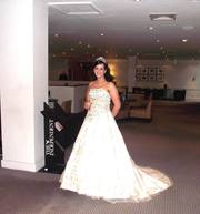 Full length wedding dress